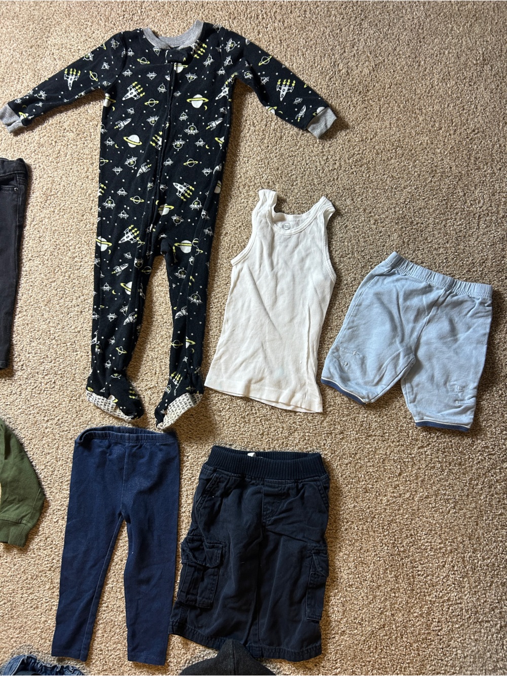Baby Boy Clothes Lot 15 Pieces 3M-2T Nike Disney Carters Pants Shirts Outfit - Picture 3 of 12
